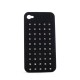 Coque rigide avec des strass diamants pour Iphone 4 + film protection ecran