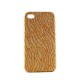 Coque motif zebre avec des paillettes pour Iphone 4 + film protection ecran