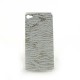 Coque zebree avec des paillettes pourtour cristal pour Iphone 4 + film protection ecran