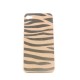 Coque mate motif zebre couleur pour Iphone 4 + film protection ecran