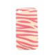 Coque mate motif zebre couleur pour Iphone 4 + film protection ecran