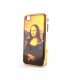 Coque rigide et brillante or Joconde pour Iphone 4 + film protection ecran