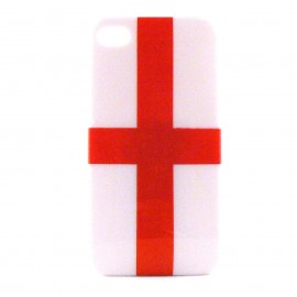 Coque rigide drapeau Angleterre pour Iphone 4  + film protection écran offert