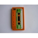 Coque silicone cassette pour Iphone 4 + film protection écran