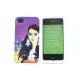 Coque pour Iphone 4 brillante en 2 parties vacances Maroc+ film protection écran