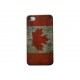 Coque pour Iphone 4  drapeau Canada vintage+ film protection écran offert