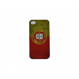 Coque pour Iphone 4  drapeau Portugal vintage+ film protection écran offert