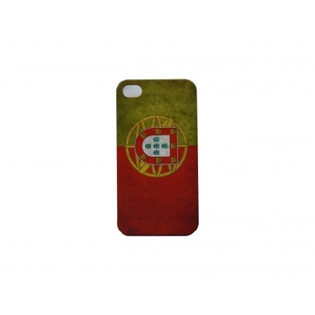 Coque pour Iphone 4  drapeau Portugal vintage+ film protection écran offert