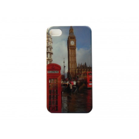 Coque pour Iphone 4 carte postale Angleterre/UK Big Ben+ film protection écran