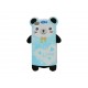 Coque pour Iphone 4 silicone ourson bleu amoureux  + film protection écran