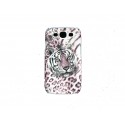 Coque pour Samsung I9300 Galaxy S3 mate tigre rose + film protection écran offert