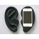 Coque silicone en forme d'oreille pour Iphone 4 + film protection écran