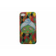 Coque pour Iphone 4 Arlequin vert + film protection écran