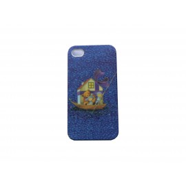 Coque pour Iphone 4 ourson canoet  + film protection écran