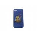 Coque pour Iphone 4 ourson canoet  + film protection écran