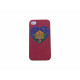 Coque pour Iphone 4 rose cur bleu  + film protection écran