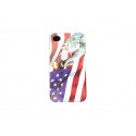 Coque pour Iphone 4 drapeau USA/Etats Unis statut de la liberté + film protection écran offert