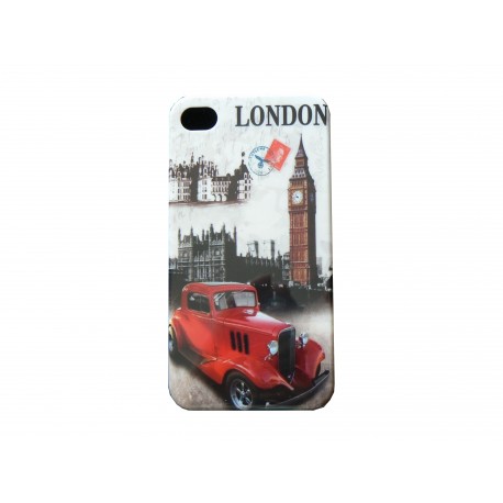 Coque pour Iphone 4 Londres Big Ben Abbaye Westminster  + film protection écran