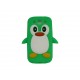 Coque pour Samsung I9300 Galaxy S3 silicone pingouin vert+ film protection écran offert