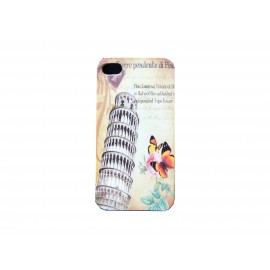 Coque pour Iphone 4 Tour de Pise Italie + film protection écran