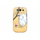 Coque pour Samsung I9300 Galaxy S3 silicone petit cochon horloge+ film protection écran offert