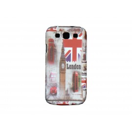 Coque pour Samsung I9300 drapeau Angleterre et Big Ben + film protection écran offert