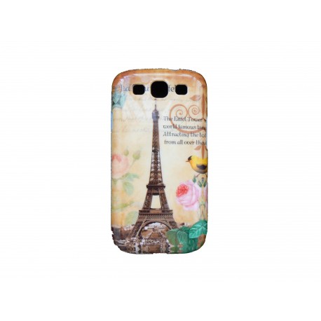 Coque pour Samsung I9300 France Tour Eiffel + film protection écran offert