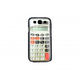 Coque Samsung I9300 Galaxy S3 motif calculatrice  + film protection écran offert