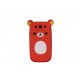 Coque pour Samsung I9300 Galaxy S3 silicone koala rouge oreilles jaunes + film protection écran offert