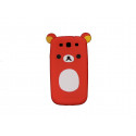 Coque pour Samsung I9300 Galaxy S3 silicone koala rouge oreilles jaunes + film protection écran offert