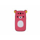 Coque pour Samsung I9300 Galaxy S3 silicone koala rose oreilles jaunes + film protection écran offert