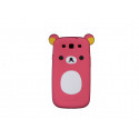 Coque pour Samsung I9300 Galaxy S3 silicone koala rose oreilles jaunes + film protection écran offert