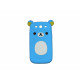 Coque pour Samsung I9300 Galaxy S3 silicone koala bleu oreilles jaunes + film protection écran offert