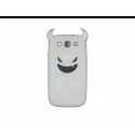 Coque pour Samsung I9300 Galaxy S3 silicone diable phosphorescent + film protection écran offert