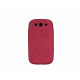 Coque pour Samsung I9300 Galaxy S3 silicone rose cercles + film protection écran offert