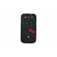 Coque pour Samsung I9300 Galaxy S3 noire chat nud rouge strass diamants + film protection écran offert