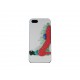 Coque pour Iphone 5 blanche chaussure rouge  + film protection écran offert