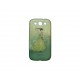 Coque pour Samsung I9300 Galaxy S3 verte dame robe verte + film protection écran offert