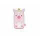 Coque pour Samsung I9300 Galaxy S3 silicone cochon rose clair + film protection écran offert