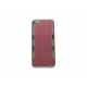 Coque pour Iphone 5 rose contour métal + film protection écran offert