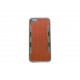 Coque pour Iphone 5 rouge contour métal + film protection écran offert