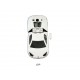 Coque pour Samsung I9300 Galaxy S3 voiture blanche + film protection écran offert