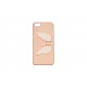 Coque pour Iphone 5 saumon avec des ailes d'ange + film protection écran