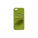 Coque pour Iphone 5 verte avec des ailes d'ange + film protection écran