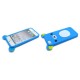 Coque pour Iphone 5 silicone koala bleu oreilles jaunes  + film protection écran offert