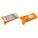 Coque pour Iphone 5 silicone koala orange oreilles jaunes  + film protection écran offert