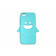 Coque pour Iphone 5 silicone ange bleu turquoise + film protection écran offert