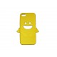 Coque pour Iphone 5 silicone ange jaune + film protection écran offert