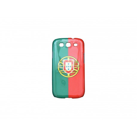 Coque pour Samsung I9300 Galaxy S3 drapeau portugal + film protection écran offert