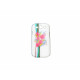 Coque pour Samsung I9300 Galaxy S3 fleurs roses effet gouttes d'eau + film protection écran offert